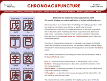 Tablet Screenshot of chronoacupuncture.com